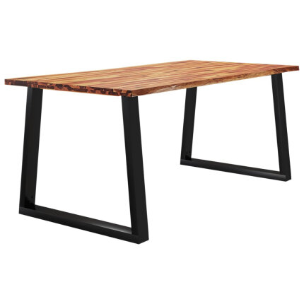 Table à manger Style Industriel en bois d'acacia 180 x 90 x 75 cm {attributes}