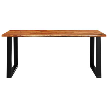 Table à manger Style Industriel en bois d'acacia 180 x 90 x 75 cm {attributes}