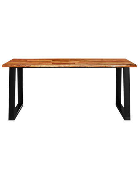 Table à manger Style Industriel en bois d'acacia 180 x 90 x 75 cm {attributes}