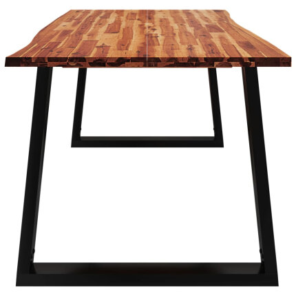 Table à manger Style Industriel en bois d'acacia 180 x 90 x 75 cm {attributes}