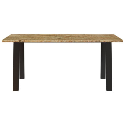 Table à manger Style Industriel en bois d'acacia 150 x 90 x 75 cm {attributes}
