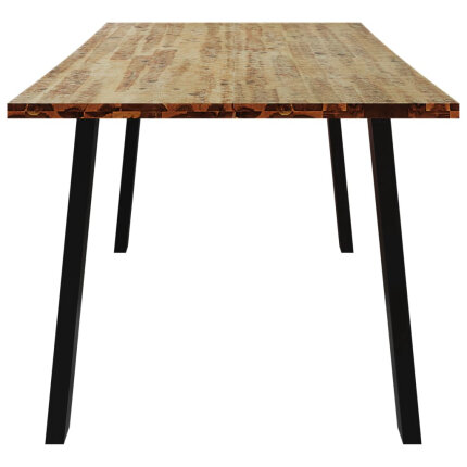 Table à manger Style Industriel en bois d'acacia 150 x 90 x 75 cm {attributes}
