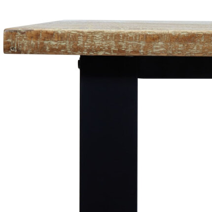 Table à manger Style Industriel en bois d'acacia 150 x 90 x 75 cm {attributes}