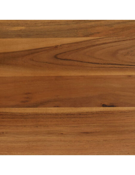 Table à manger Style Industriel en bois d'acacia massif et acier 75 x 75 x 76 cm {attributes} Table à manger Style Industriel en bois d'acacia massif et acier 75 x 75 x 76 cm {attributes}