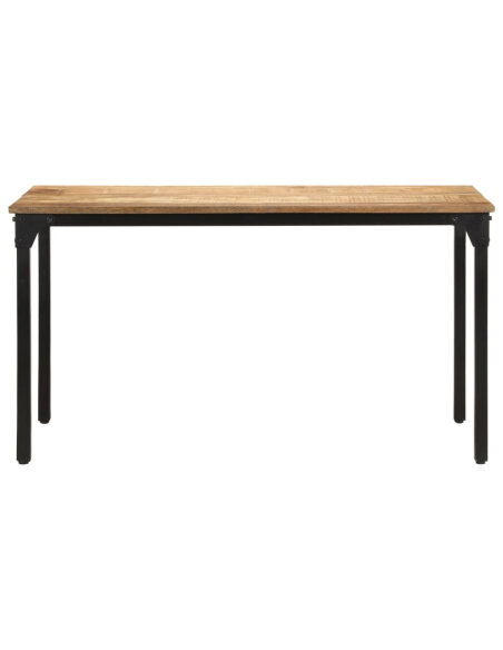 Table salle à manger Style Industriel en bois de manguier brut 140 x 70 x 76 cmcmcmcmcm {attributes} Table salle à manger Style Industriel en bois de manguier brut 140 x 70 x 76 cmcmcmcmcm {attributes}
