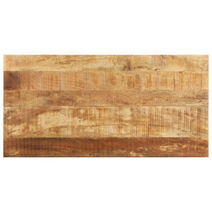 Table salle à manger Style Industriel en bois de manguier brut 140 x 70 x 76 cmcmcmcmcm {attributes}