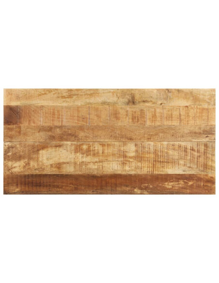 Table salle à manger Style Industriel en bois de manguier brut 140 x 70 x 76 cmcmcmcmcm {attributes} Table salle à manger Style Industriel en bois de manguier brut 140 x 70 x 76 cmcmcmcmcm {attributes}