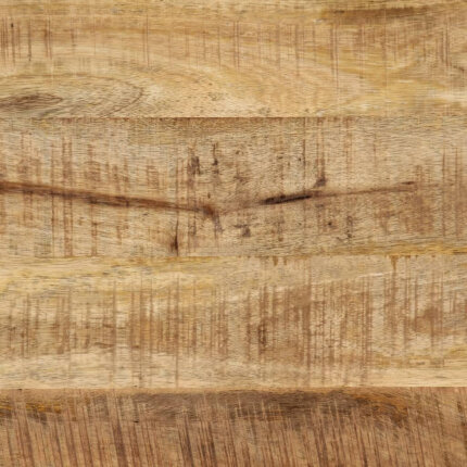 Table à manger Style Industriel en bois de manguier massif brut et en fer  117x60x75 cm {attributes}