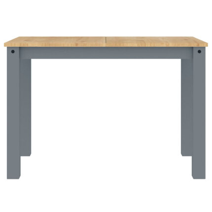 Table à manger style Campagne en bois de pin massif Gris 180x90x75 cm {attributes}