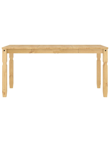 Table à manger style Campagne en bois de pin massif 160x80x75 cm {attributes} Table à manger style Campagne en bois de pin massif 160x80x75 cm {attributes}