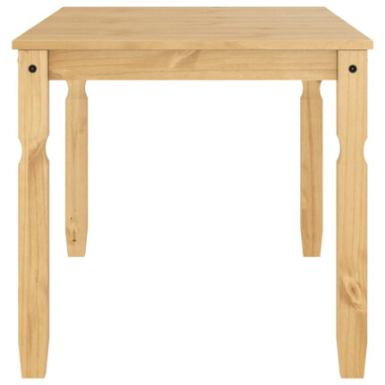 Table à manger style Campagne en bois de pin massif 160x80x75 cm {attributes}