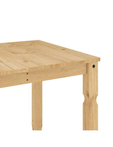 Table à manger style Campagne en bois de pin massif 160x80x75 cm {attributes} Table à manger style Campagne en bois de pin massif 160x80x75 cm {attributes}