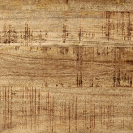 Table à manger Style Industriel en bois de manguier massif brut 120 x 55 x 76 cm {attributes}