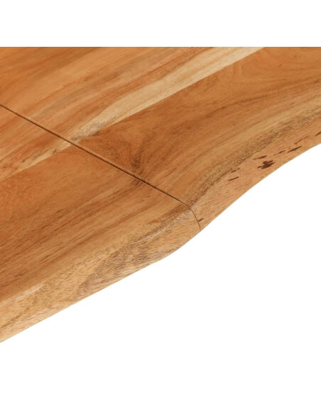 Table salle à manger Style Industriel en bois d'acacia massif 180 x 90 x 76 cm {attributes}