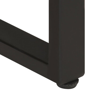 Table salle à manger Style Industriel en bois de récupération massif 160 x 80 x 76 cm {attributes}