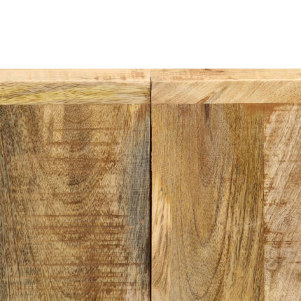 Table à manger Style Industriel en bois de manguier massif 140 x 70 x 75 cm {attributes}