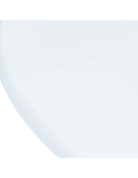 Table à manger style Campagne en bois d'hévéa massif Blanc 106 cm x 75 cm {attributes} Table à manger style Campagne en bois d'hévéa massif Blanc 106 cm x 75 cm {attributes}