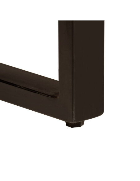 Table à manger Style Industriel en bois de manguier brut 180 x 90 x 76 cm {attributes}