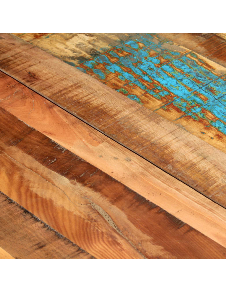 Table à manger Style Industriel en bois de récupération massif Multicolore 180 x 90 x 76 cm {attributes}