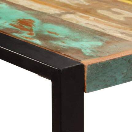 Table salle à manger Style Industriel en bois de pin massif Multicolore 180 x 90 x 75 cm {attributes}
