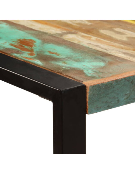 Table salle à manger Style Industriel en bois de pin massif Multicolore 180 x 90 x 75 cm {attributes} Table salle à manger Style Industriel en bois de pin massif Multicolore 180 x 90 x 75 cm {attributes}