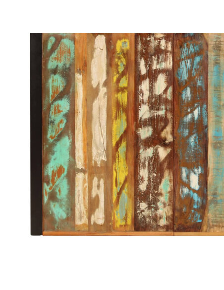 Table salle à manger Style Industriel en bois de pin massif Multicolore 180 x 90 x 75 cm {attributes} Table salle à manger Style Industriel en bois de pin massif Multicolore 180 x 90 x 75 cm {attributes}