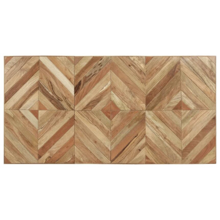 Table à manger Style Industriel en bois massif d'acacia et de manguier 180 x 90 x 76 cm {attributes}