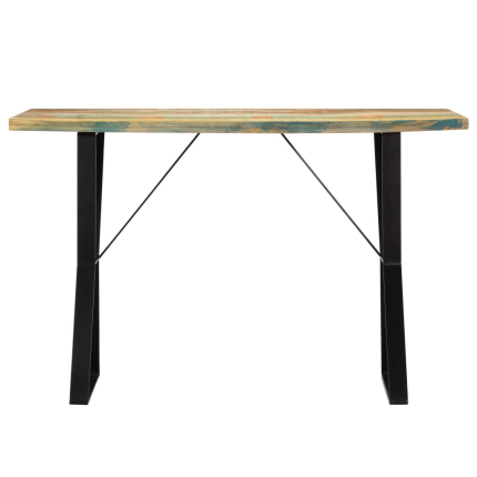 Table à manger Style Industriel en bois de récupération massif Multicolore 120 x 60 x 76 cm {attributes}