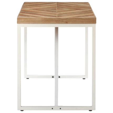 Table à manger Style Industriel en bois massif d'acacia et de manguier 120 x 60 x 76 cm {attributes}