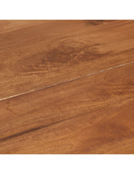 Table à manger style Campagne en bois de manguier massif 110x76 cm {attributes} Table à manger style Campagne en bois de manguier massif 110x76 cm {attributes}