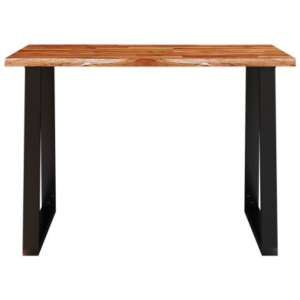 Table à manger Style Industriel en bois d'acacia 110 x 70 x 75 cm {attributes}