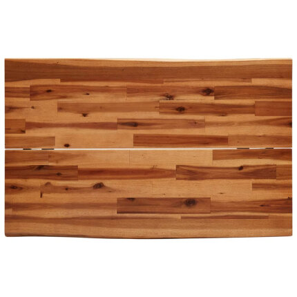 Table à manger Style Industriel en bois d'acacia 110 x 70 x 75 cm {attributes}