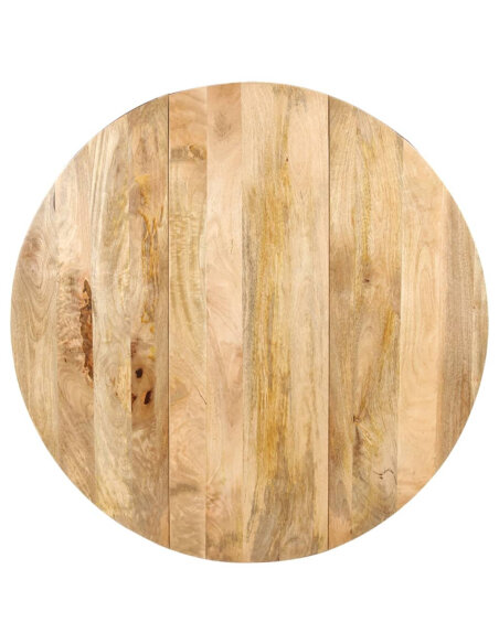 Table à manger style Campagne en bois de manguier massif 110x76 cm {attributes} Table à manger style Campagne en bois de manguier massif 110x76 cm {attributes}