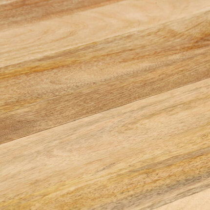 Table à manger style Campagne en bois de manguier massif 110x76 cm {attributes}