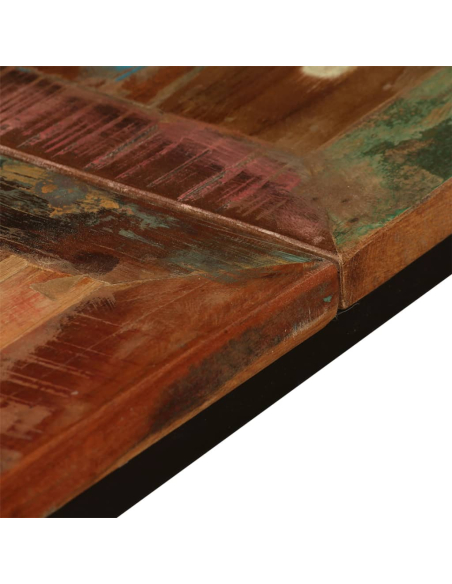 Table à manger Style Industriel en bois de récupération massif Multicolore 180 x 90 x 76 cm {attributes}