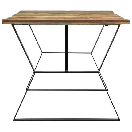 Table salle à manger Style Industriel en bois de récupération Multicolore 180 x 90 x 76 cm {attributes}