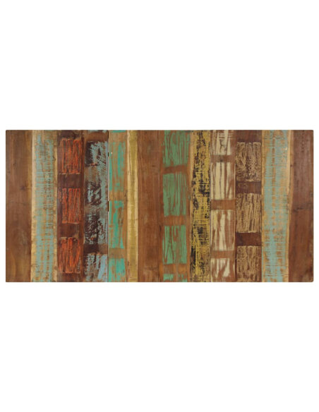 Table salle à manger Style Industriel en bois de récupération Multicolore 180 x 90 x 76 cm {attributes} Table salle à manger Style Industriel en bois de récupération Multicolore 180 x 90 x 76 cm {attributes}