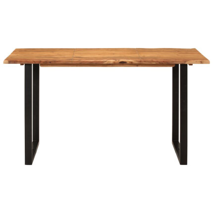 Table salle à manger Style Industriel en bois d'acacia 140 x 70 x 76 cm {attributes}