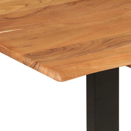 Table salle à manger Style Industriel en bois d'acacia 140 x 70 x 76 cm {attributes}