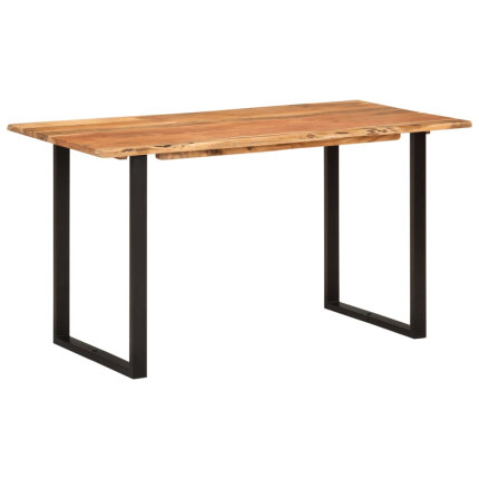 Table salle à manger Style Industriel en bois d'acacia 140 x 70 x 76 cm {attributes}