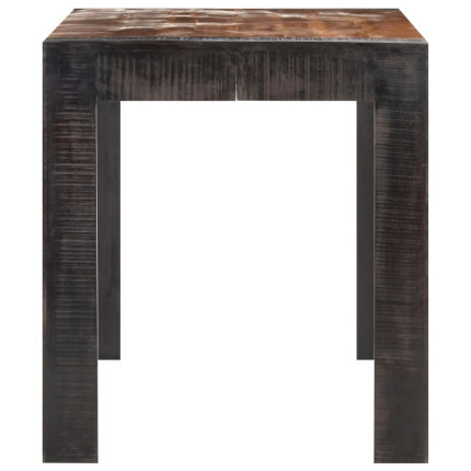 Table à manger Style Industriel en bois de manguier massif brut 140 x 70 x 76 cm {attributes}