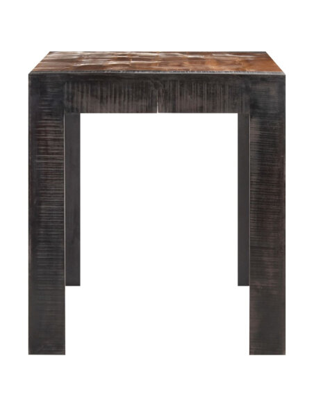 Table à manger Style Industriel en bois de manguier massif brut 140 x 70 x 76 cm {attributes} Table à manger Style Industriel en bois de manguier massif brut 140 x 70 x 76 cm {attributes}