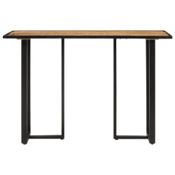 Table à manger Style Industriel en bois de manguier massif 110 x 55 x 75.5 cm {attributes} 2