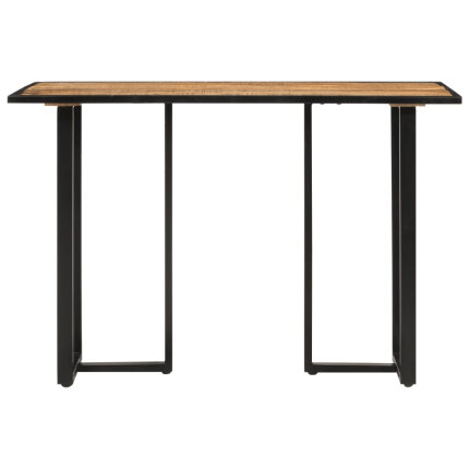 Table à manger Style Industriel en bois de manguier massif 110 x 55 x 75.5 cm {attributes}