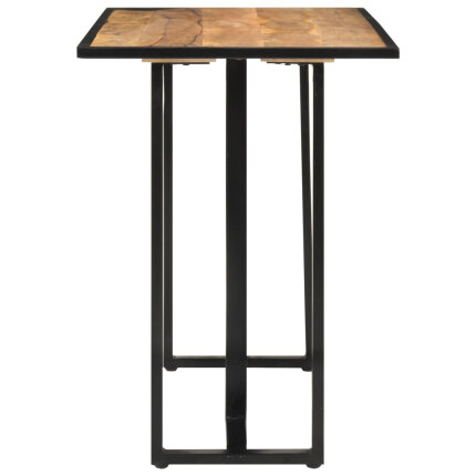 Table à manger Style Industriel en bois de manguier massif 110 x 55 x 75.5 cm {attributes}