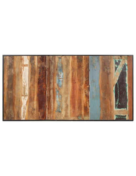 Table salle à manger Style Industriel en bois de récupération massif 180 x 90 x 76 cm {attributes} Table salle à manger Style Industriel en bois de récupération massif 180 x 90 x 76 cm {attributes}