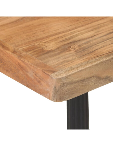 Table de bistro Vintage / Rétro en bois d'acacia massif  60x60x76 cmd {attributes} Table de bistro Vintage / Rétro en bois d'acacia massif  60x60x76 cmd {attributes}