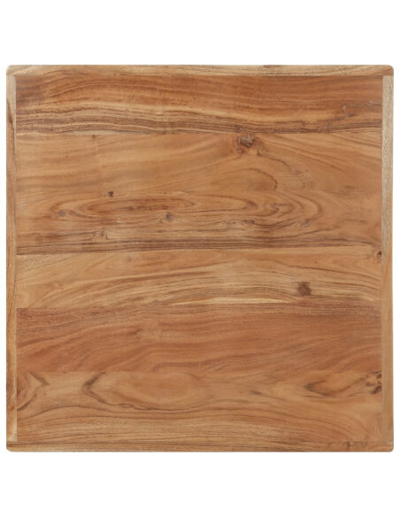 Table de bistro Vintage / Rétro en bois d'acacia massif  60x60x76 cmd {attributes} Table de bistro Vintage / Rétro en bois d'acacia massif  60x60x76 cmd {attributes}