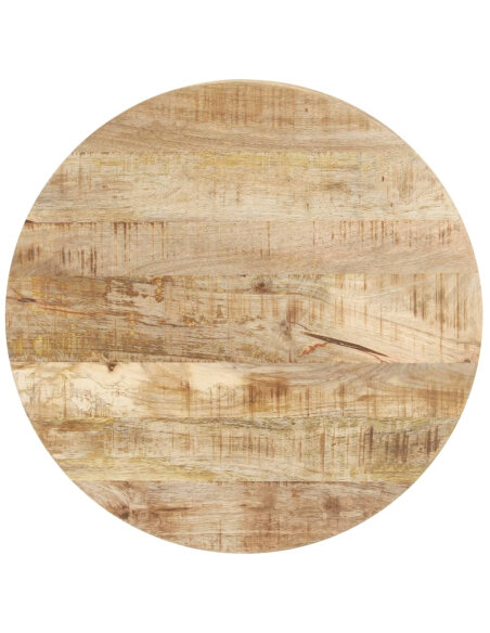 Table de bistro Vintage / Rétro en bois de manguier brut  Ø60x76 cm {attributes} Table de bistro Vintage / Rétro en bois de manguier brut  Ø60x76 cm {attributes}