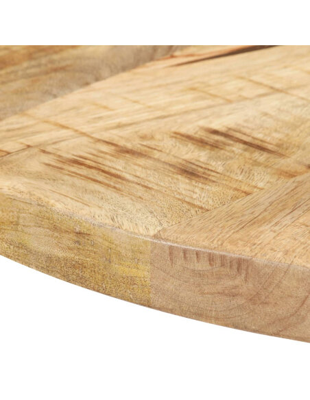 Table de bistro Vintage / Rétro en bois de manguier brut  Ø60x76 cm {attributes} Table de bistro Vintage / Rétro en bois de manguier brut  Ø60x76 cm {attributes}